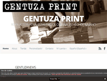 Tablet Screenshot of gentuzaprint.com